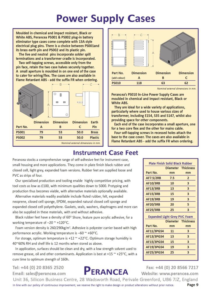 Moulded Power Supply Cases