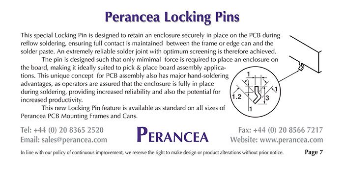 Locking Pins | Perancea