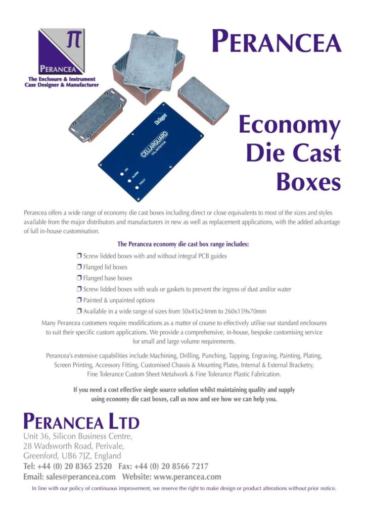 Economy Diecast Screw Lid Boxes | Perancea