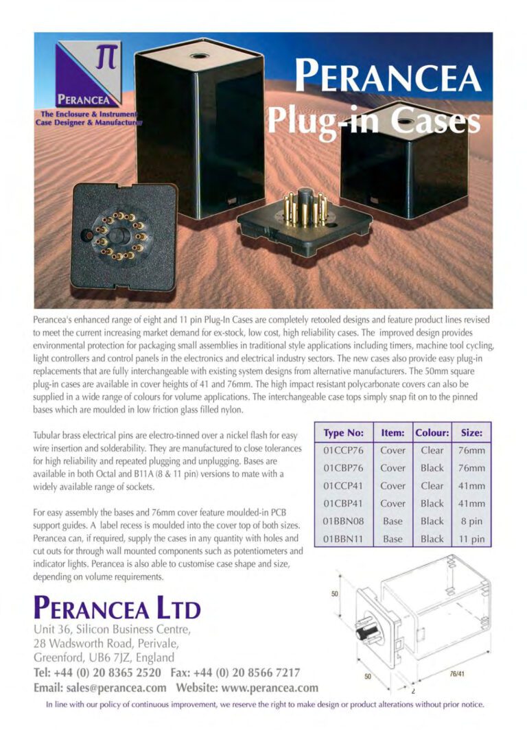 Plug in 8 pin (octal) & 11 pin (B11A) Cases | Perancea